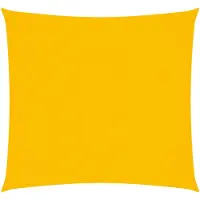 vidaXL Zonnescherm vierkant 7x7 m oxford stof geel