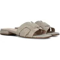 Stefano lauran Dames Slippers 24050 - Goud - Maat 38