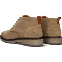 MazzelTov Heren Veterschoenen Sanjay - Taupe - Maat 42