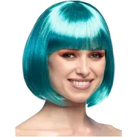 Boland Pruik bobline new look turquoise