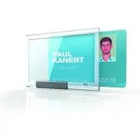 Durable kaarthouder pushbox mono zonder textielkoord (10 stuks)