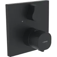 Hansa Living - Thermostatische badkraan inbouw, Thermo Cool, mat zwart 8114956233