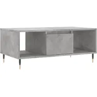 vidaXL Salontafel, betonkleur, 90x50x36,5 cm, houtvezel