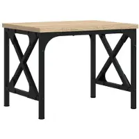 vidaXL Printerstandaard 40x30x31 cm bewerkt hout sonoma eikenkleurig