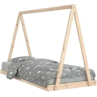 DKD Home Decor Kinderbedframe 90x200 cm massief grenenhout