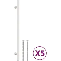 vidaXL Handvatten 5 st 224 mm roestvrij staal zilverkleurig