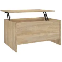 vidaXL Salontafel Sonoma-eik, 80x55,5x41,5 cm, houtvezel