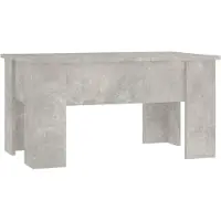 vidaXL Salontafel 79x49x41 cm bewerkt hout betongrijs