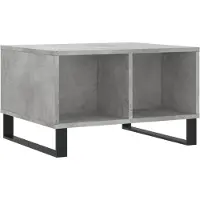 vidaXL Salontafel 60x50x36,5 cm bewerkt hout betongrijs