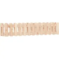 vidaXL Hoge plantenbak met lattenomheining-design, 150x30x30 cm, massief hout, grenen