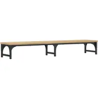 vidaXL Monitorstandaard 105x23x15,5 cm bewerkt hout sonoma eikenkleur