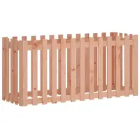 vidaXL Verhoogde plantenbak met lattenomheining-design, 150x50x70 cm, massief hout, Douglasie