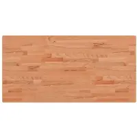 vidaXL Tafelblad rechthoekig 100x50x2,5 cm massief beukenhout