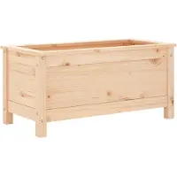 vidaXL Plantenbak 82,5x40x39 cm massief grenenhout