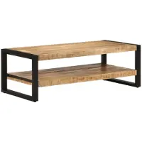 vidaXL Salontafel 120x55x40 cm, massief mangohout