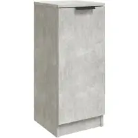 vidaXL Dressoir 30x30x70 cm bewerkt hout betongrijs