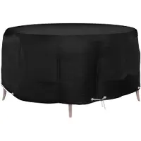 vidaXL Tuinmeubelhoes met 10 oogjes Ø 260x90 cm