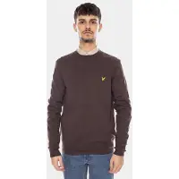 Lyle & Scott Katoenen Merino Rundhals Trui - Bruin