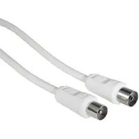 Hama COAX-kabel 1,5m wit 1 ster
