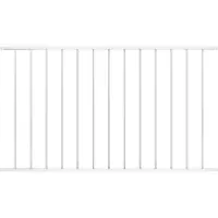 vidaXL Schuttingelement Woerden, gepoedercoat staal, 163x75 cm, wit