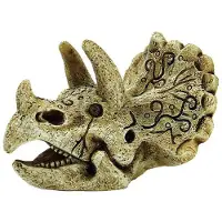 Superfish Aquarium Decoratie Schedel Triceratops Beige 7,9 X 4,2 X 6 Cm