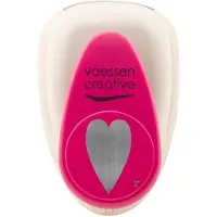 Vaessen creative Pons - Figuurpons - Hart - 3 x 4,9 cm