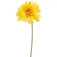 Emerald - Kunstbloem Gerbera 80cm geel - Kunstplant voor binnen