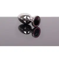 Kiotos - Buttplug RVS Met Zwart Kristal