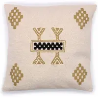 Ancient Wisdom - Sierkussenhoes - Berberdesign - 45x45cm - kussen - hoes - textiel - decoratie - meubel - woonaccessoire