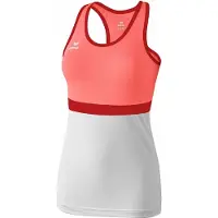 Erima Masters Tanktop Dames - Hot Coral / Wit | Maat: 40