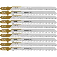 Wolfcraft 8013100 10 decoupeerzaagbladen zacht hout schoon S 10 stuk(s)