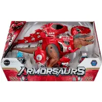 Mga Armor-Up Dinosaur- T-Rex - Ajax - met 7 verwijderbare pantseronderdelen en opensperrende kaken
