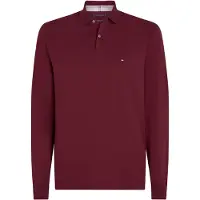 Tommy Hilfiger Shirt '1985 REGULAR LS POLO' navy / rood / bordeaux / wit