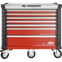Facom Jet Gereedschapswagen 7 Laden M5 Rood - JET.7M5A - JET.7M5A