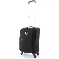 Elle Mode Zachte Handbagage Koffer 46 cm - Small - Zwart - Zwart / Small