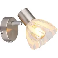 Globo Wandlamp Zachery Nikkel