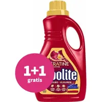 Woolite 1+1 gratis: Wasmiddel Color met Keratine 25 wasbeurten 1,5 liter