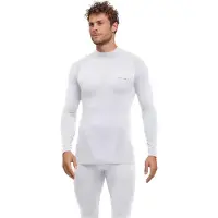 Falke Warm Turtleneck sneldrogend functioneel functioneel shirt met lange mouwen heren wit - maat XL