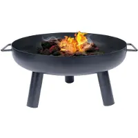 KINGHOFF Vuurkorf KH-2031, diameter 60,5 cm, zwart