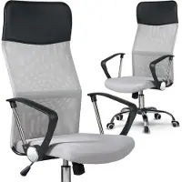 Sofotel 2106 Bureaustoel Sydney, met gaasbekleding, lichtgrijs