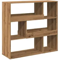 Super Merchant Boekenkast / kamerscherm 100x33x94,5 cm artisanaal eikenkleurig