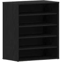 vidaXL Schoenenkast 60 x 35 x 70 cm Bewerkt hout Zwart eiken