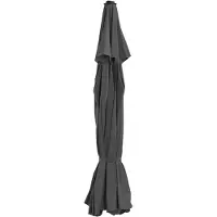 vidaXL Vervangingsdoek voor parasol 515 cm antracietkleurig