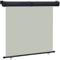 vidaXL Balkonscherm 165x250 cm grijs
