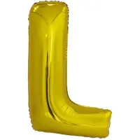 Amscan Letterballon L Folie 86 Cm Goud