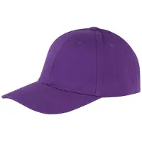 Result Unisex Core Memphis 6 Panel Baseball Cap (Pakket van 2) (Paars)