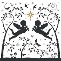 Ambiente Lunch Servetten Flying angels - - 33x33 cm