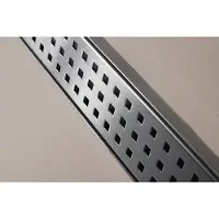 Wiper Betegelbare doucheplaat 80 x 150 cm met goot Showerlay Sirocco afvoer horizontale goot hoofdzijde betegelbaar douchebord douchebak gelijkvloers