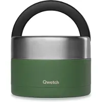 Qwetch Lunchbox handvat Geïsoleerd - Granite Kaki