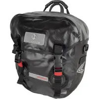 M-Wave - Calgary Gepäckträgertasche - Bagagedragertas 2 x 12,5 l, grijs
